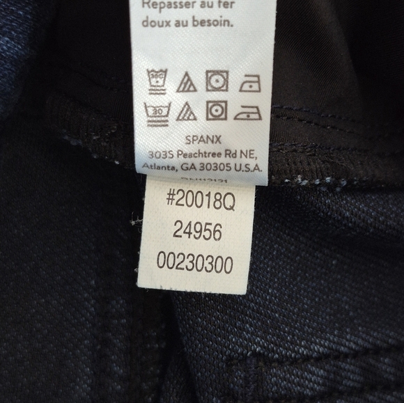 SPANX Jean-ish Ankle Leggings Pull-On Hidden Core Shaping Stretch Jeans - Sz XLP - Picture 14 of 16